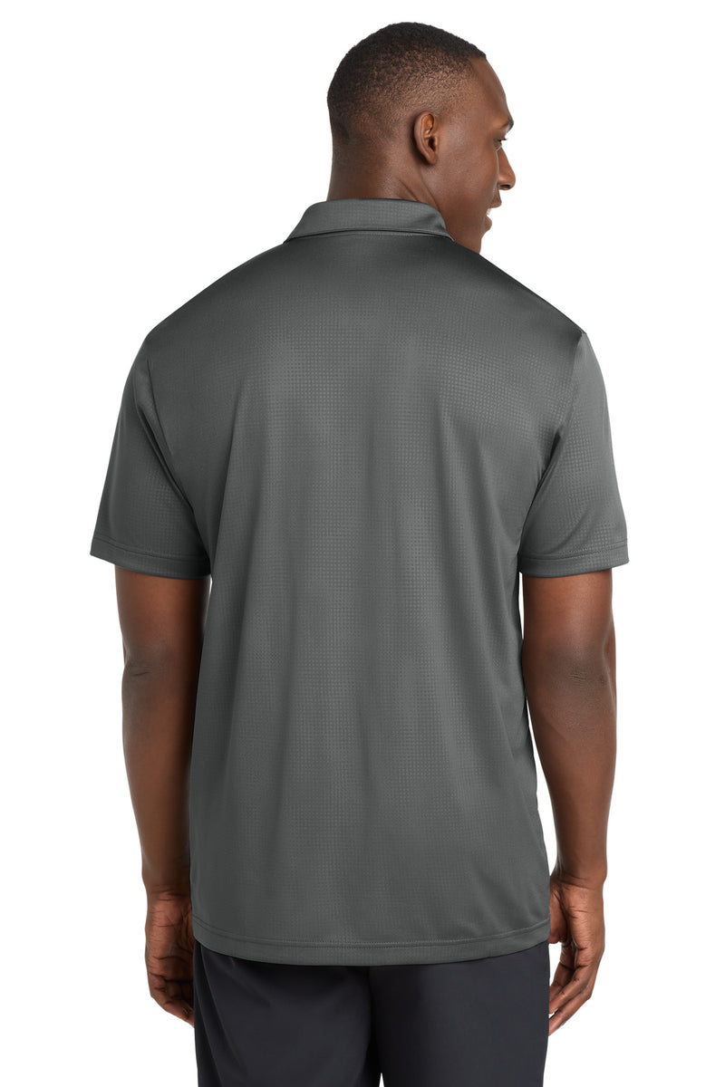 Sport-Tek Embossed PosiCharge Tough Polo - Dark Smoke Grey