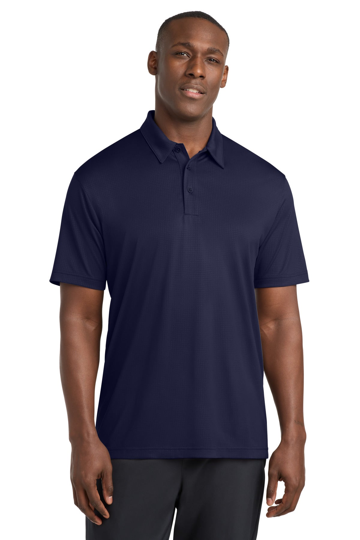 Sport-Tek Embossed PosiCharge Tough Polo - True Navy