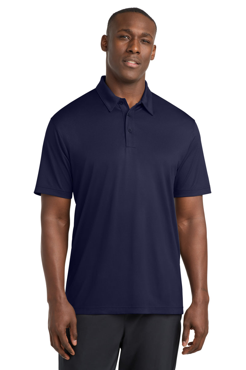 Sport-Tek Embossed PosiCharge Tough Polo - True Navy