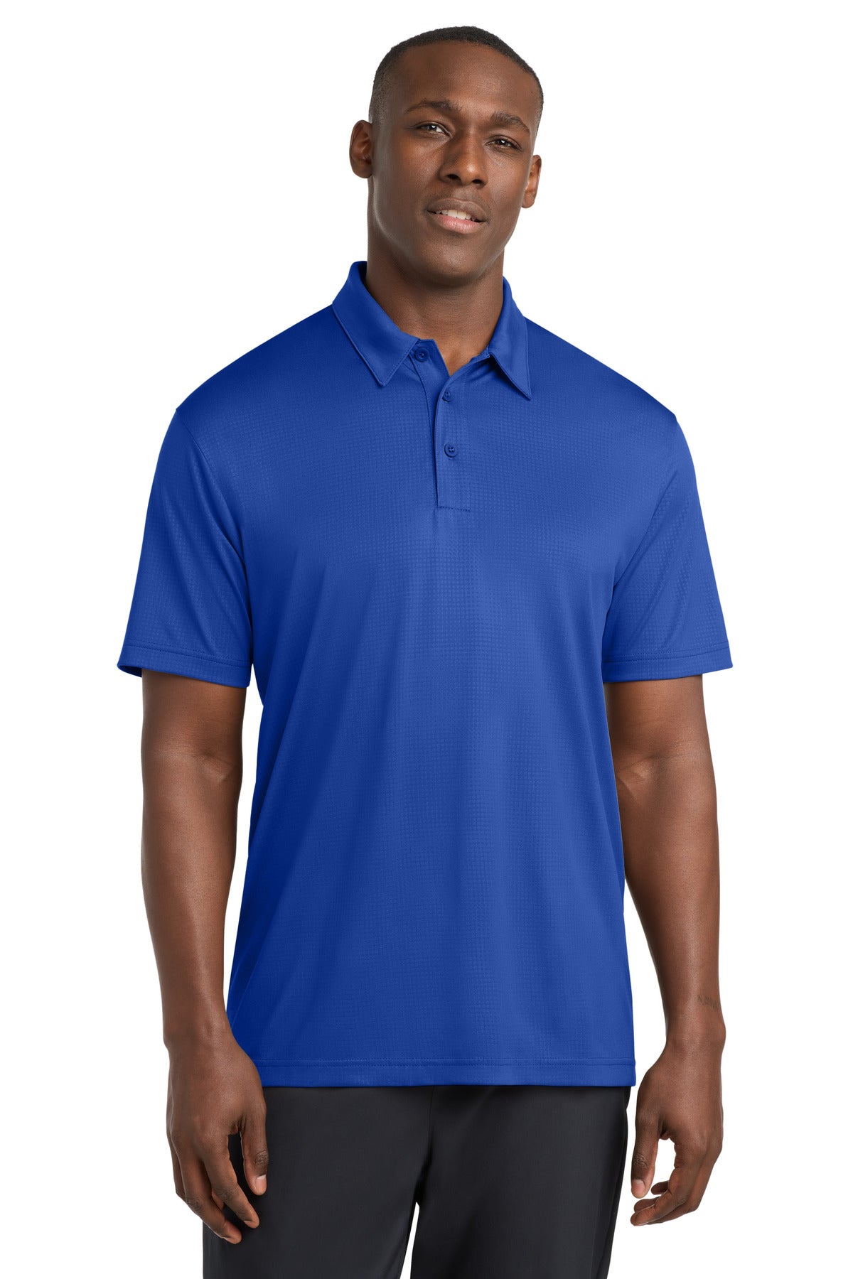 Sport-Tek Embossed PosiCharge Tough Polo - True Royal