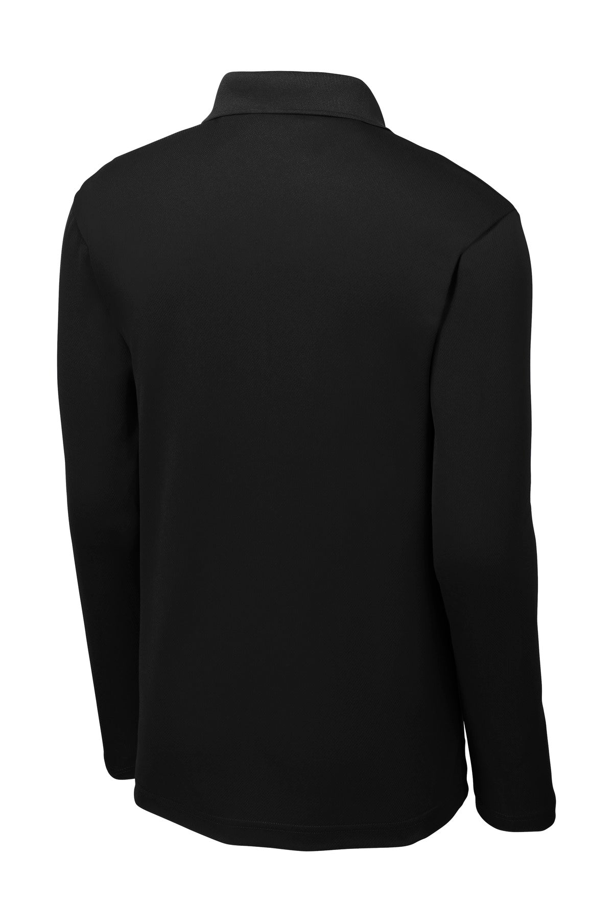 Sport-Tek  PosiCharge  RacerMesh  Long Sleeve Polo - Black