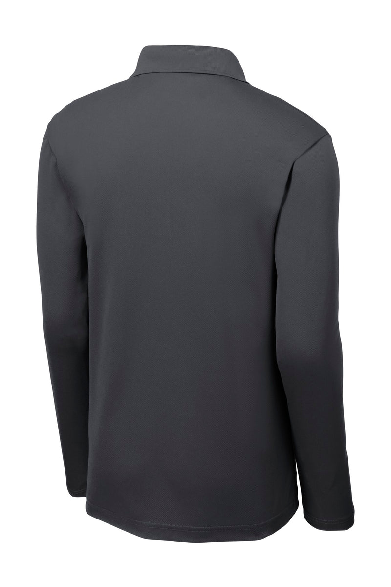 Sport-Tek  PosiCharge  RacerMesh  Long Sleeve Polo - Graphite