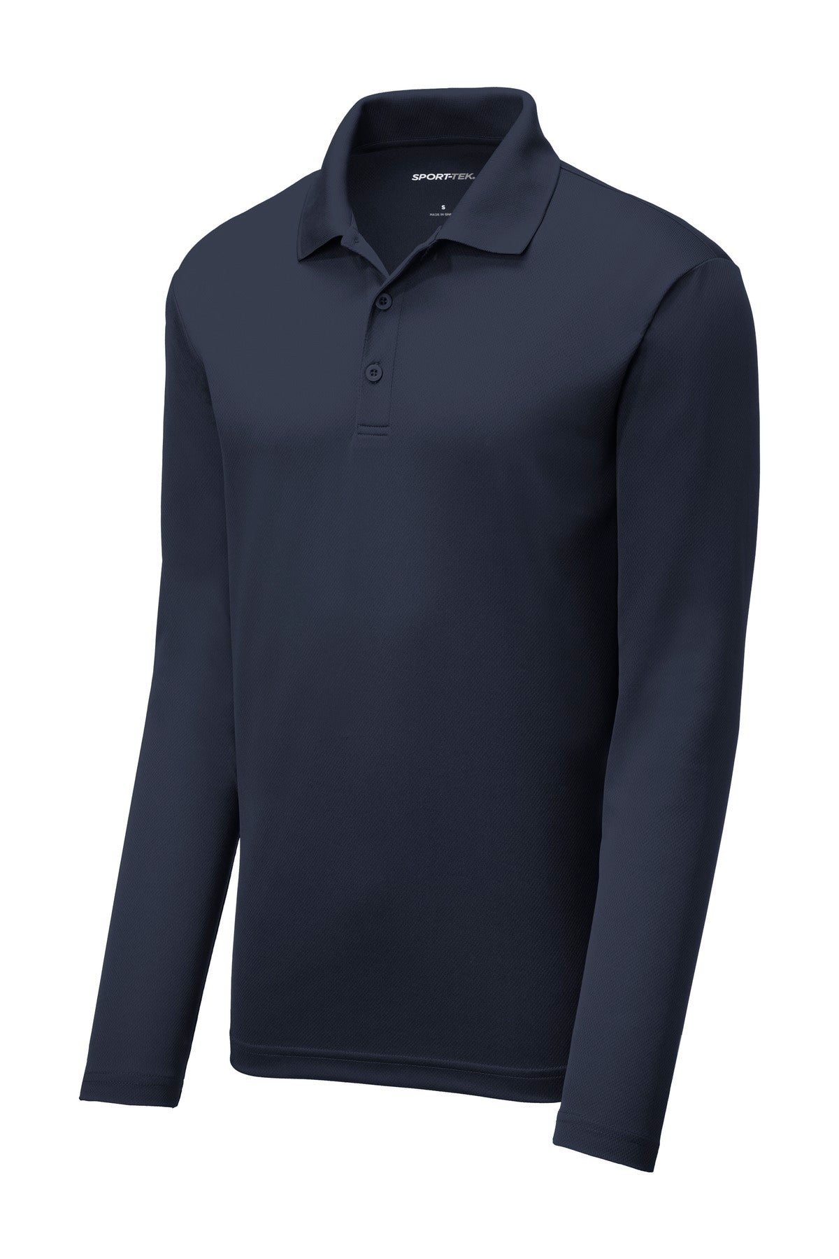 Sport-Tek  PosiCharge  RacerMesh  Long Sleeve Polo - True Navy