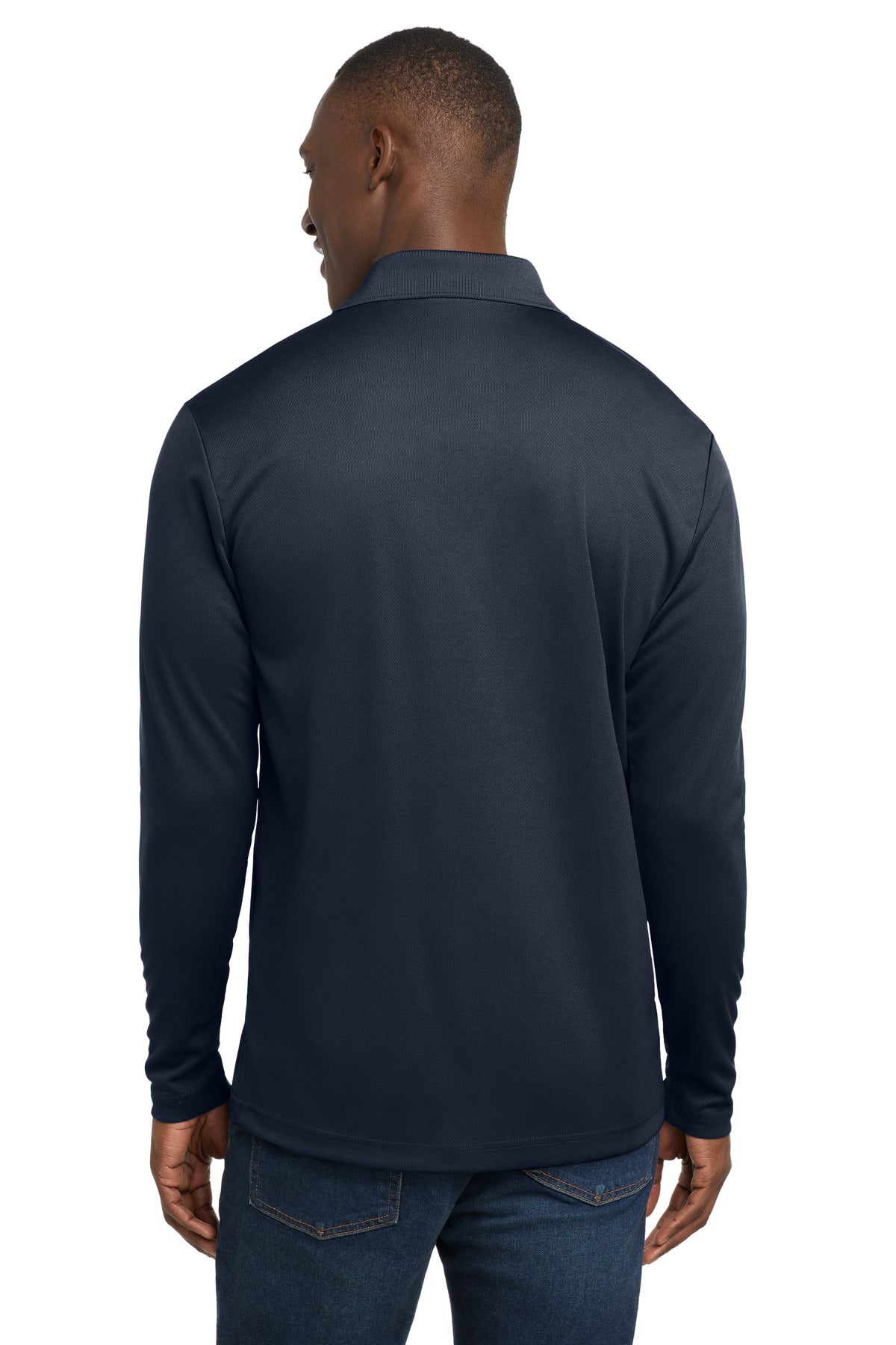 Sport-Tek  PosiCharge  RacerMesh  Long Sleeve Polo - True Navy
