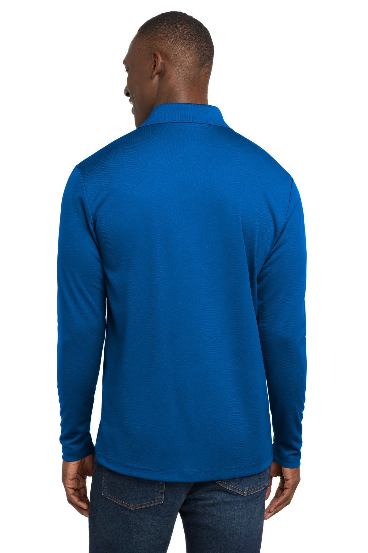 Sport-Tek  PosiCharge  RacerMesh  Long Sleeve Polo - True Royal