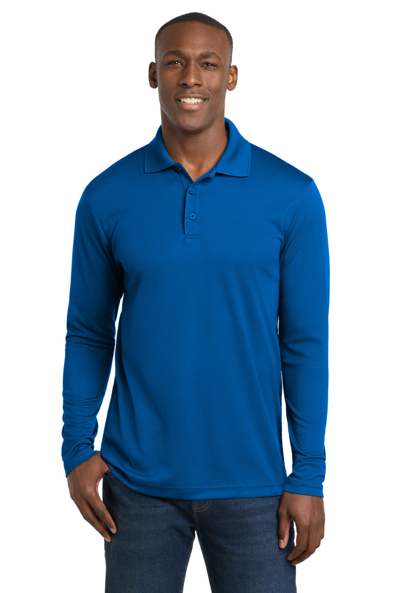 Sport-Tek  PosiCharge  RacerMesh  Long Sleeve Polo - True Royal