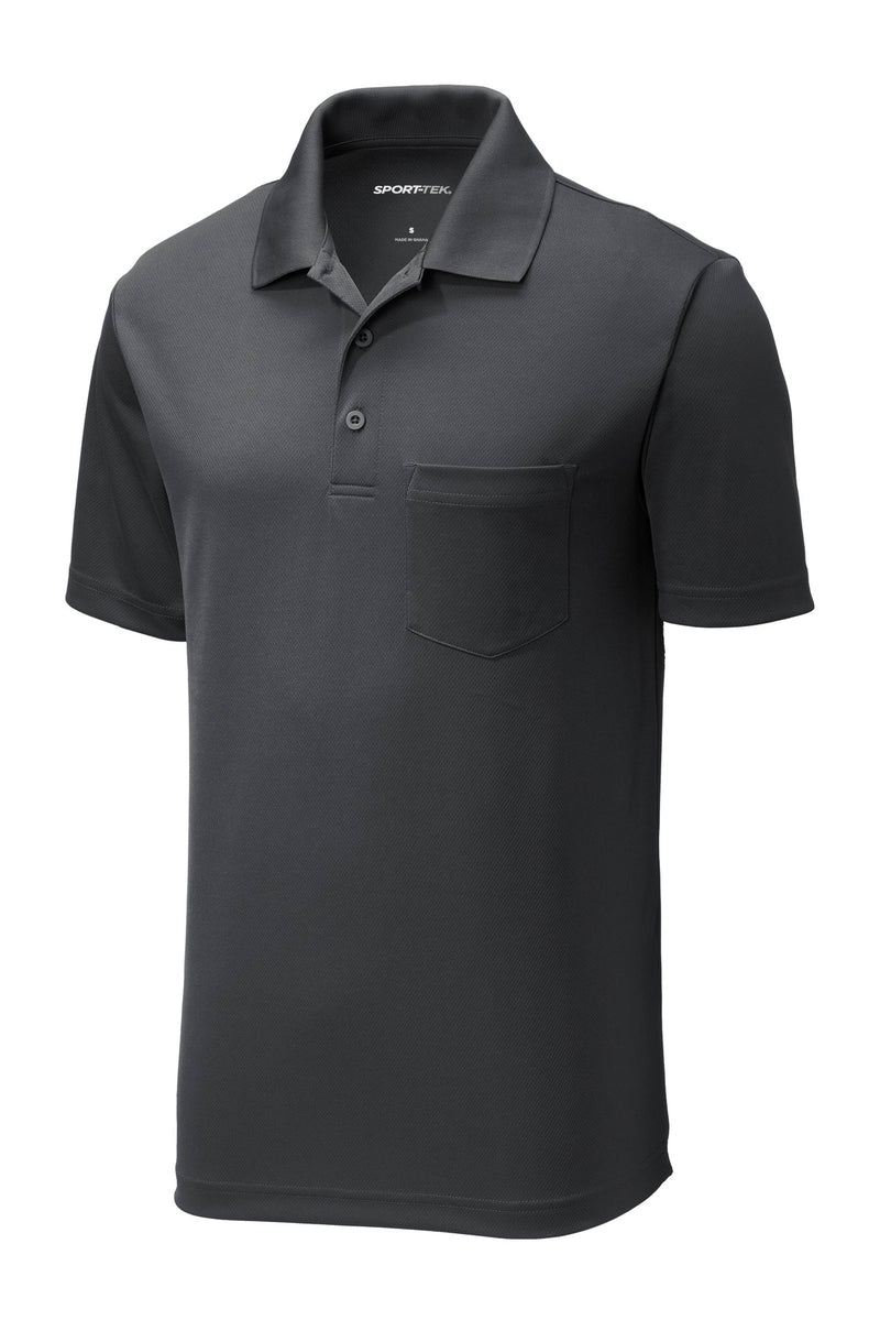Sport-Tek  PosiCharge  RacerMesh  Pocket Polo - Graphite