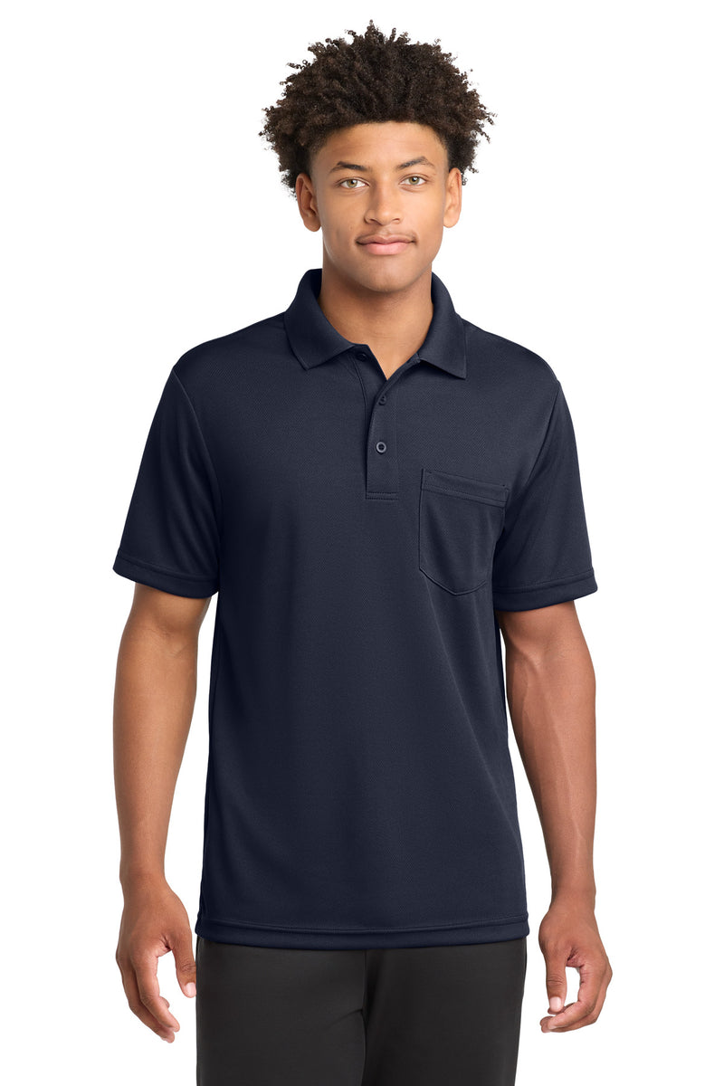 Sport-Tek  PosiCharge  RacerMesh  Pocket Polo - True Navy