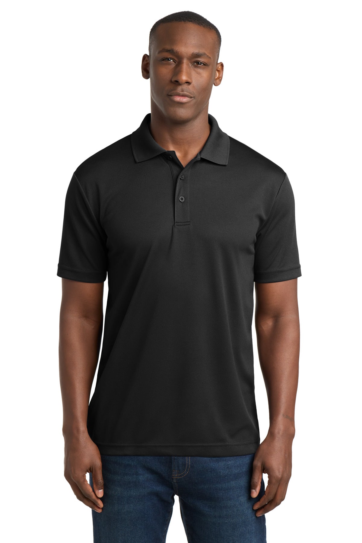 Sport-Tek PosiCharge RacerMesh Polo - Black