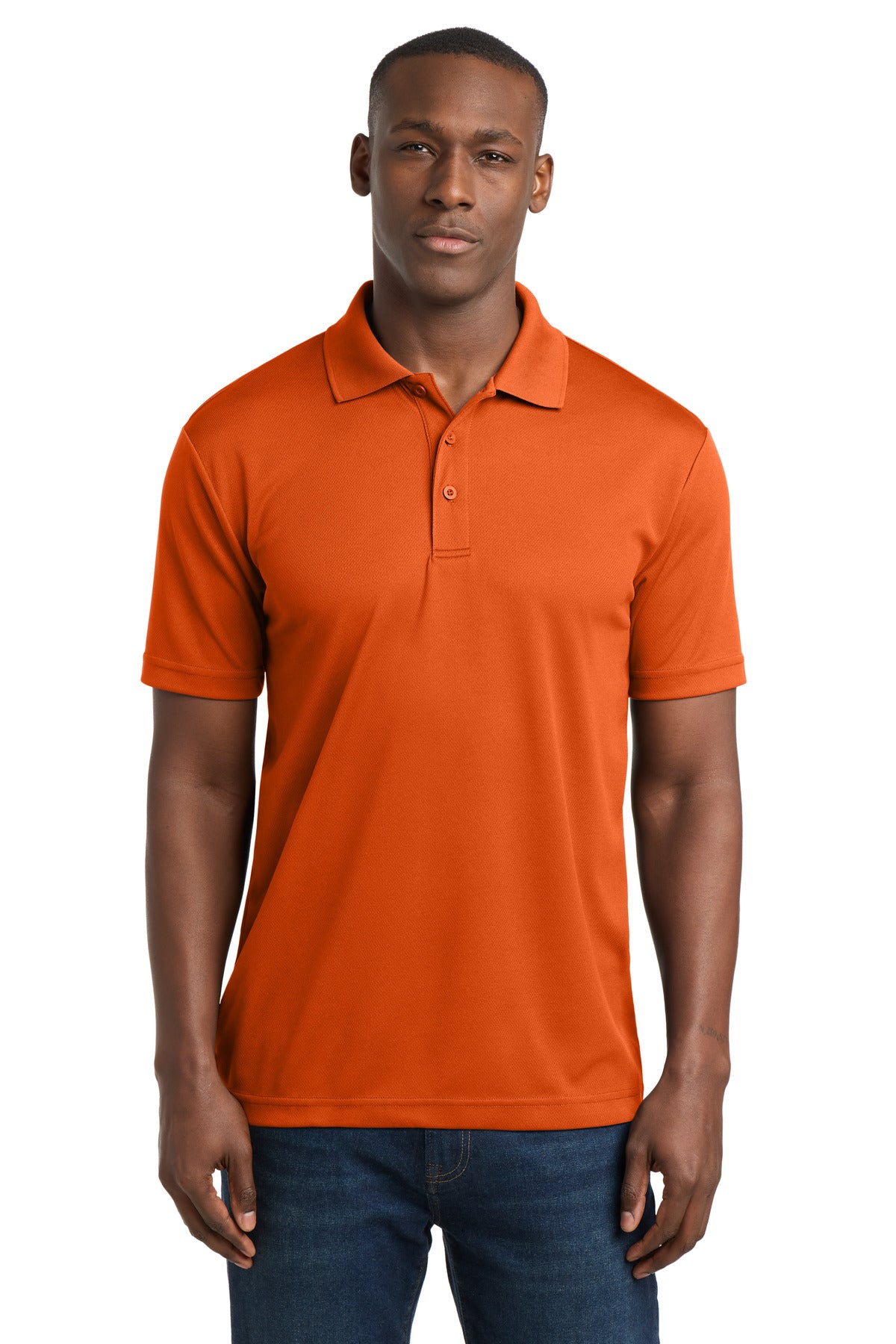 Sport-Tek PosiCharge RacerMesh Polo - Deep Orange