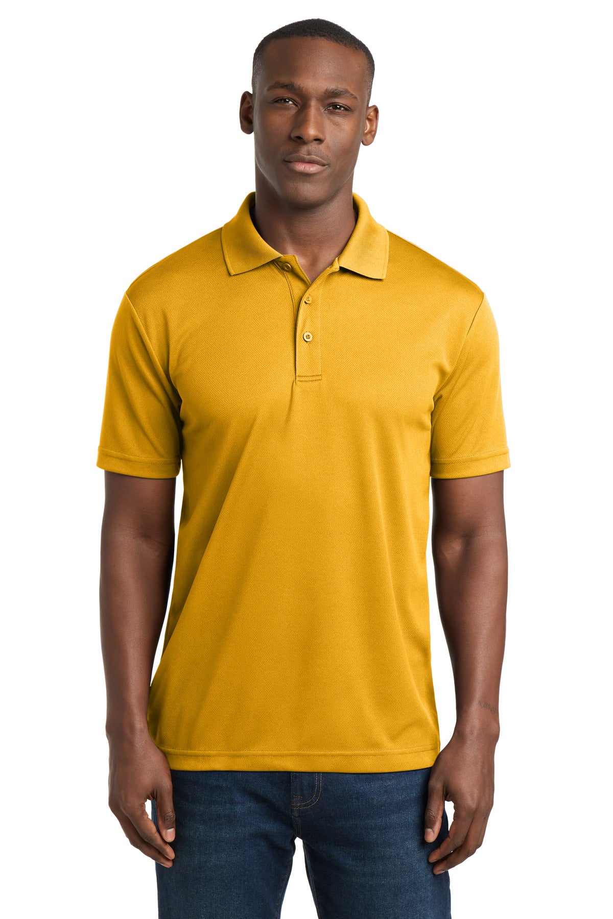 Sport-Tek PosiCharge RacerMesh Polo - Gold