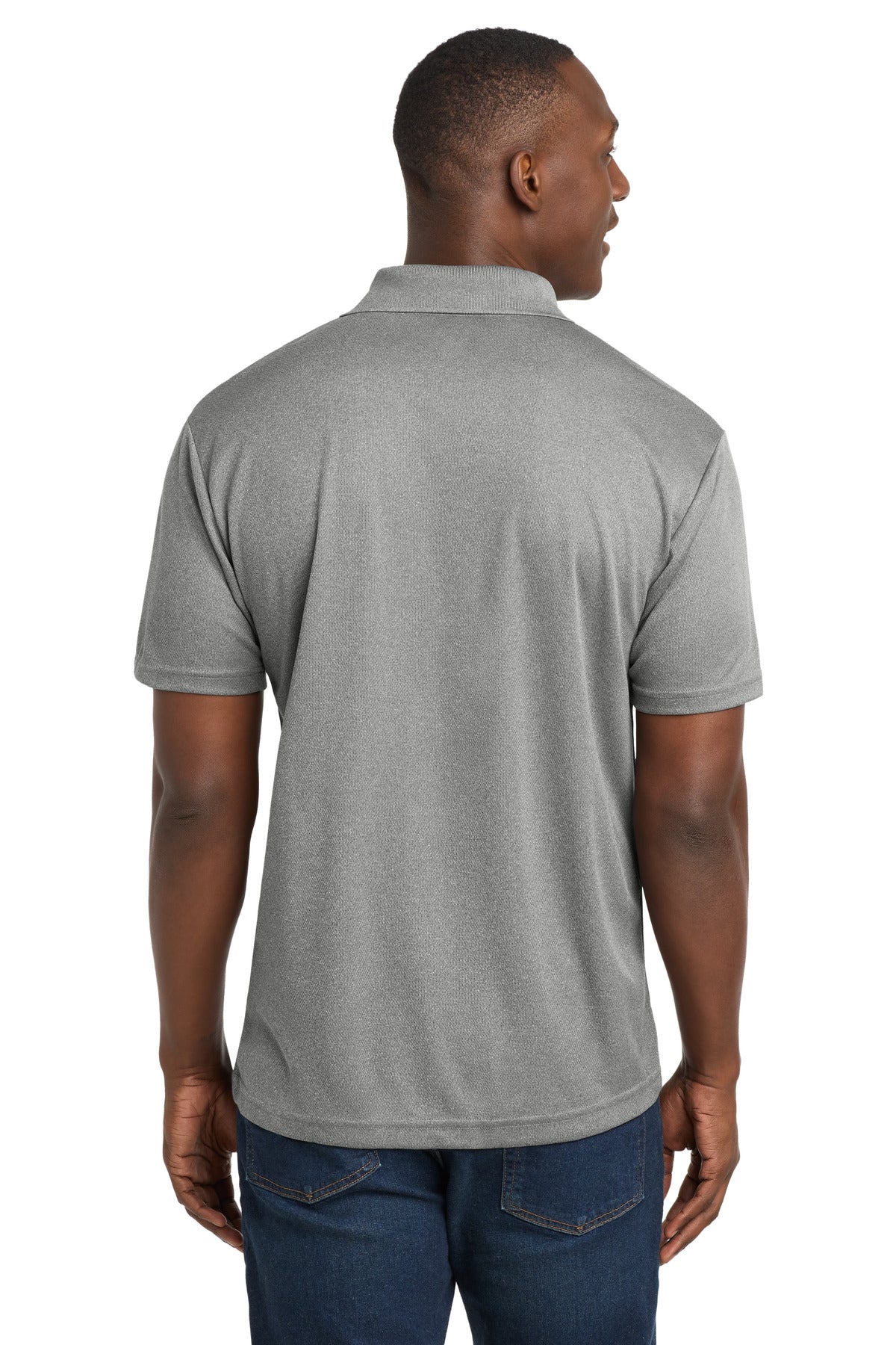 Sport-Tek PosiCharge RacerMesh Polo - Grey Heather