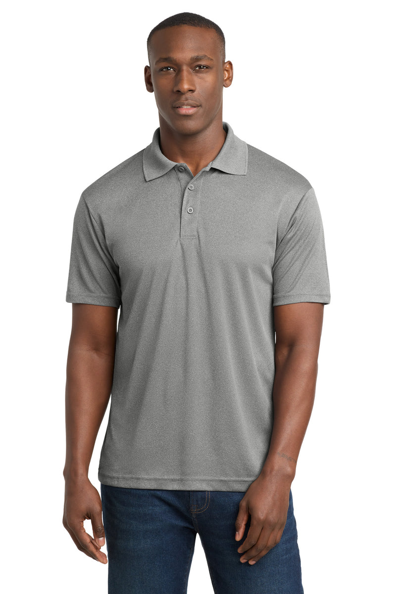 Sport-Tek PosiCharge RacerMesh Polo - Grey Heather
