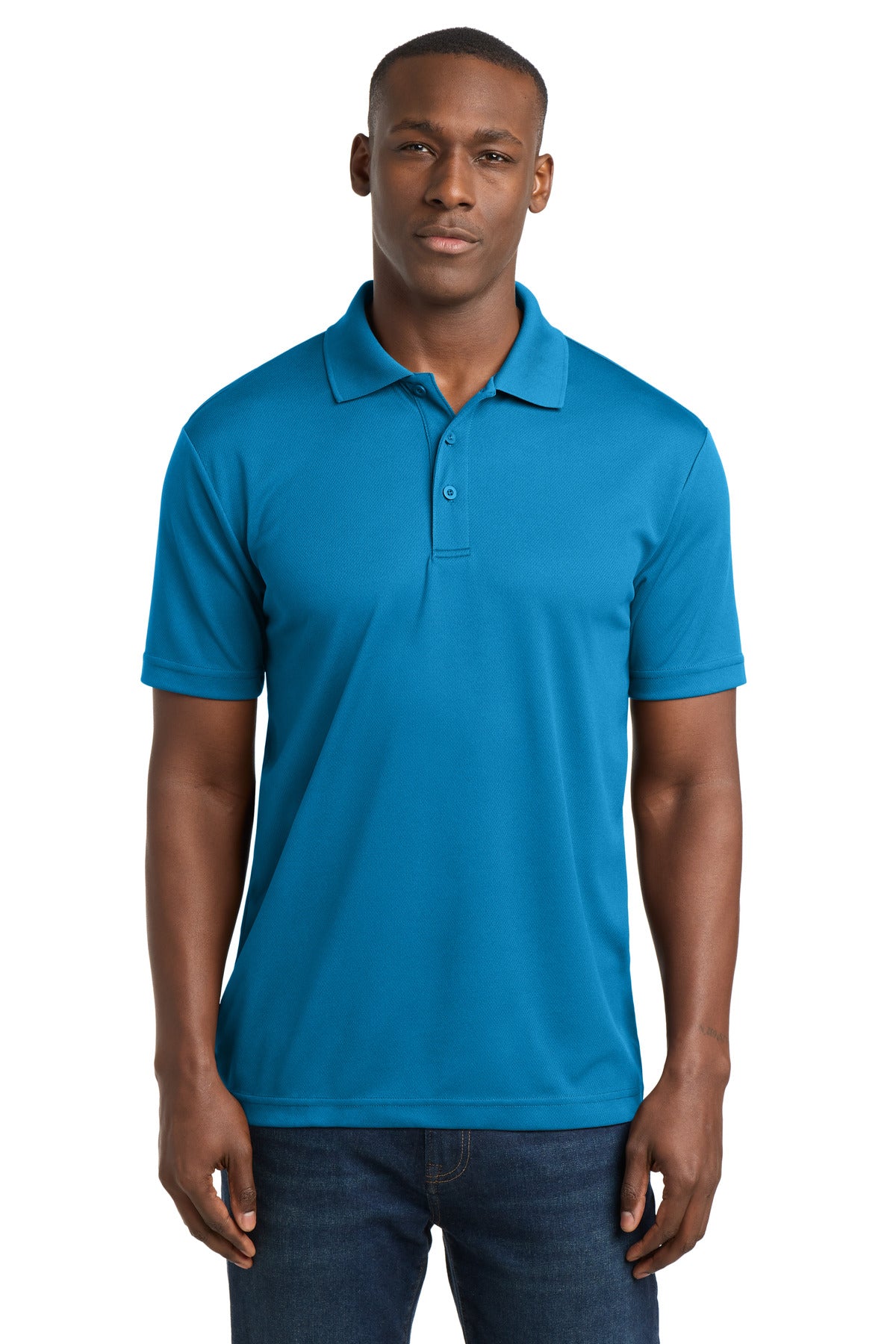 Sport-Tek PosiCharge RacerMesh Polo - Pond Blue