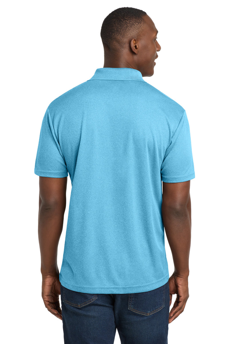 Sport-Tek PosiCharge RacerMesh Polo - Pond Blue Heather