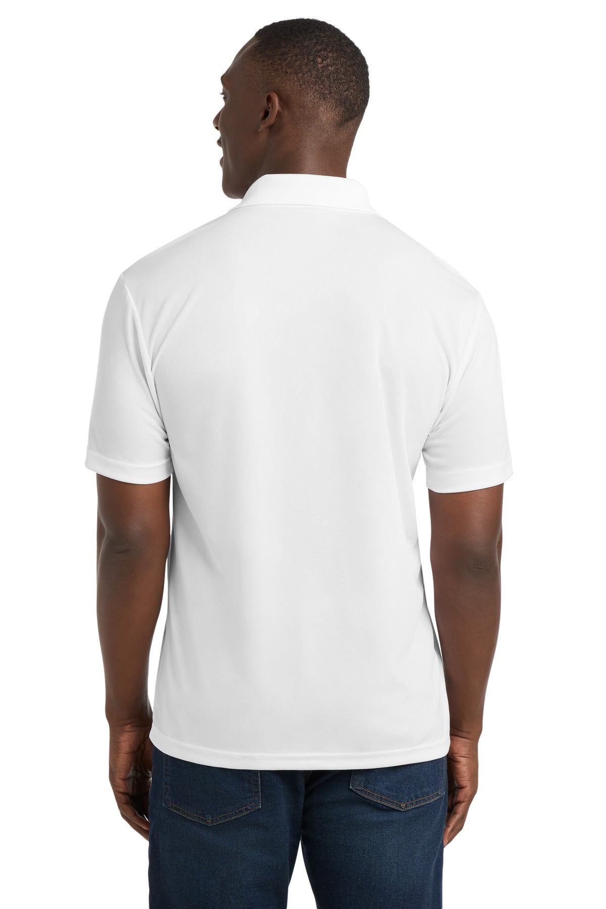 Sport-Tek PosiCharge RacerMesh Polo - White