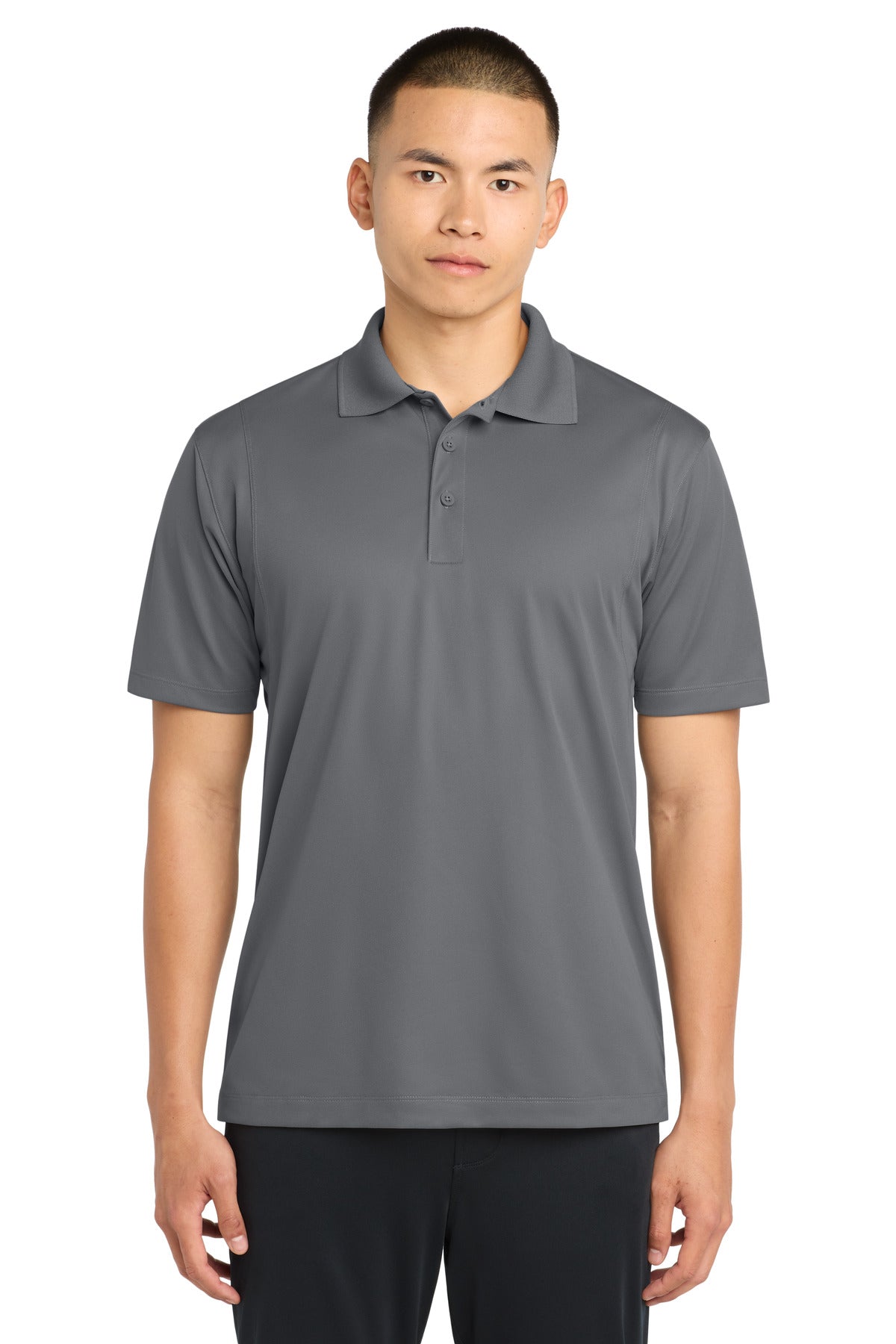 Sport-Tek Micropique Sport-Wick Polo - Grey Concrete