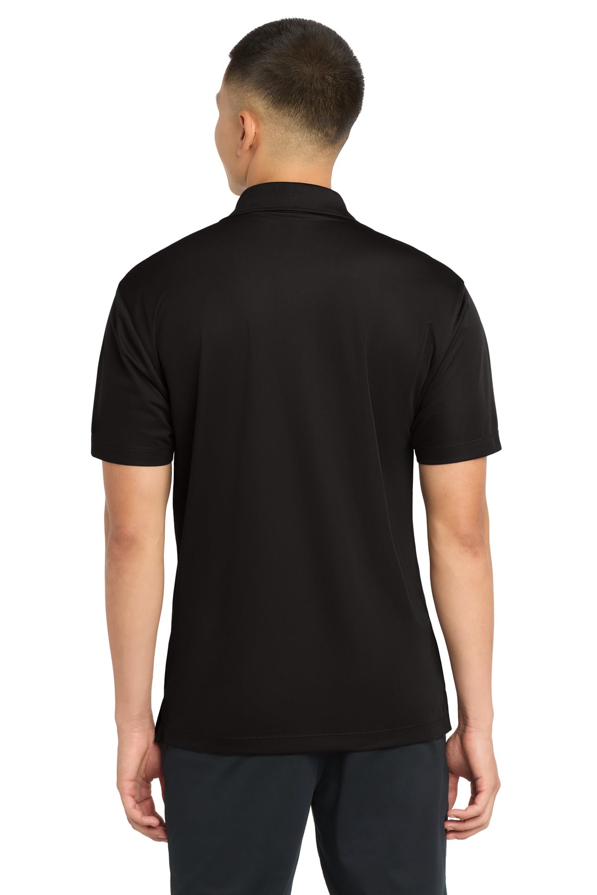 Sport-Tek Micropique Sport-Wick Pocket Polo - Black