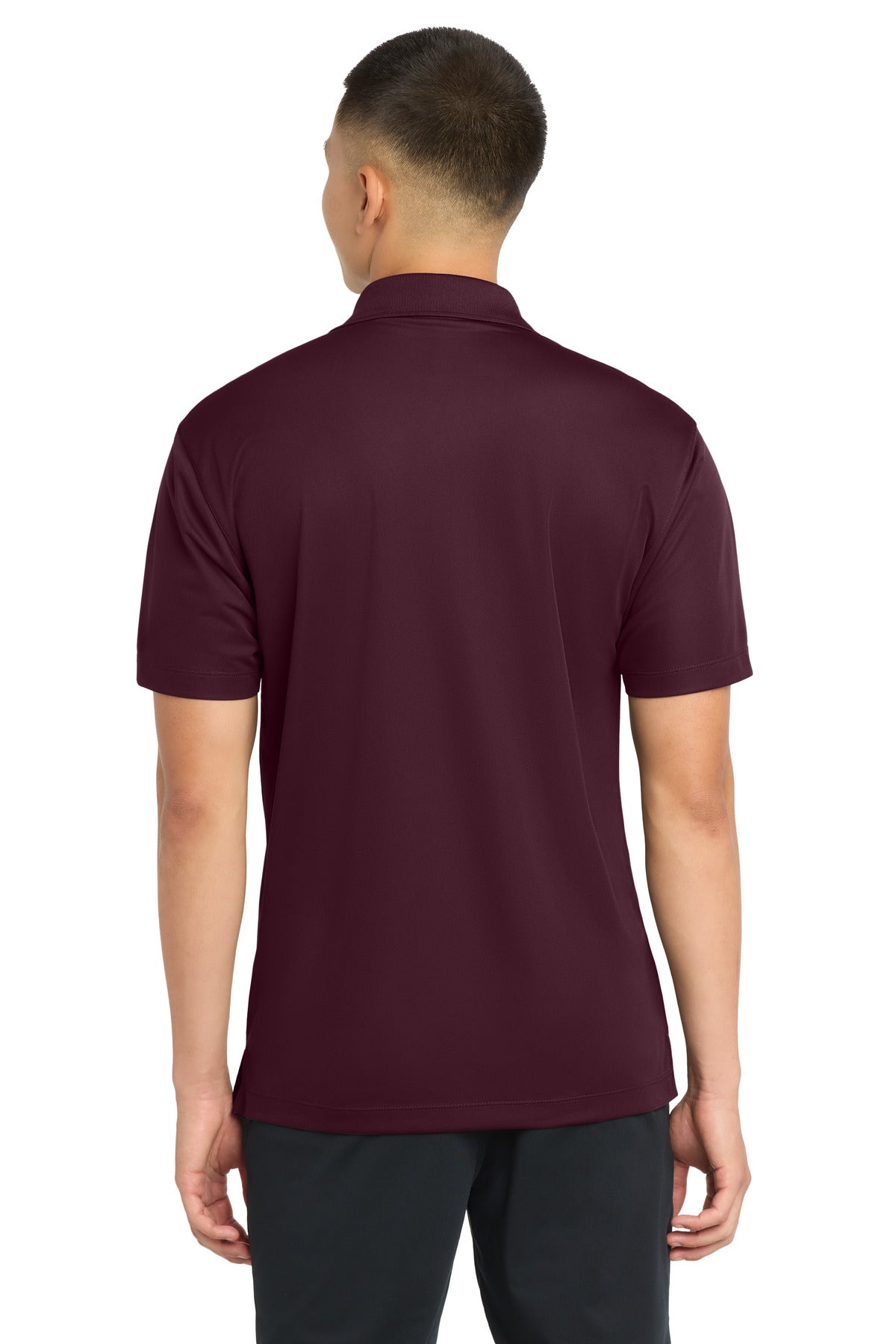 Sport-Tek Micropique Sport-Wick Pocket Polo - Maroon