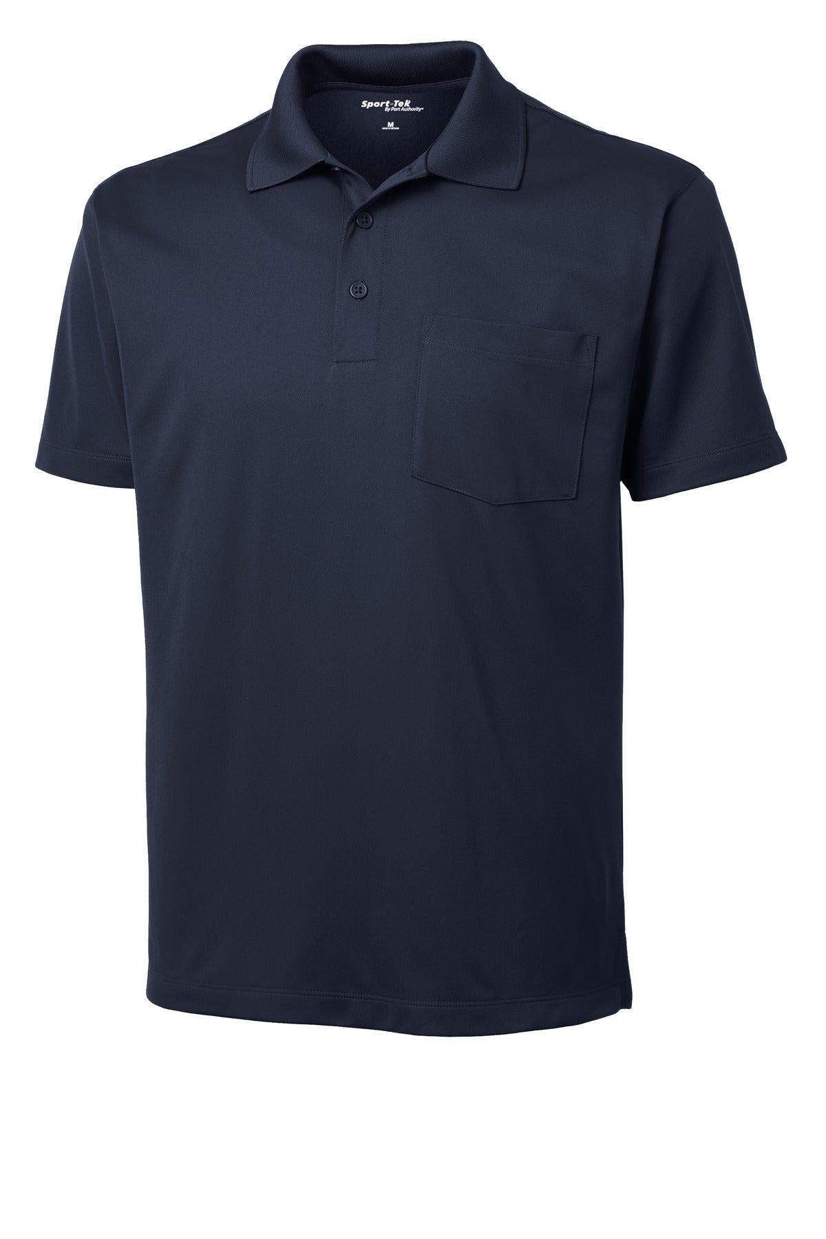 Sport-Tek Micropique Sport-Wick Pocket Polo - True Navy
