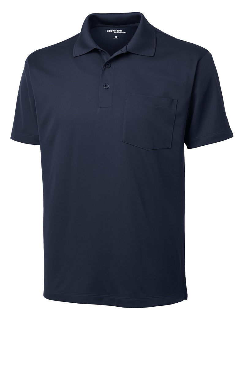 Sport-Tek Micropique Sport-Wick Pocket Polo - True Navy