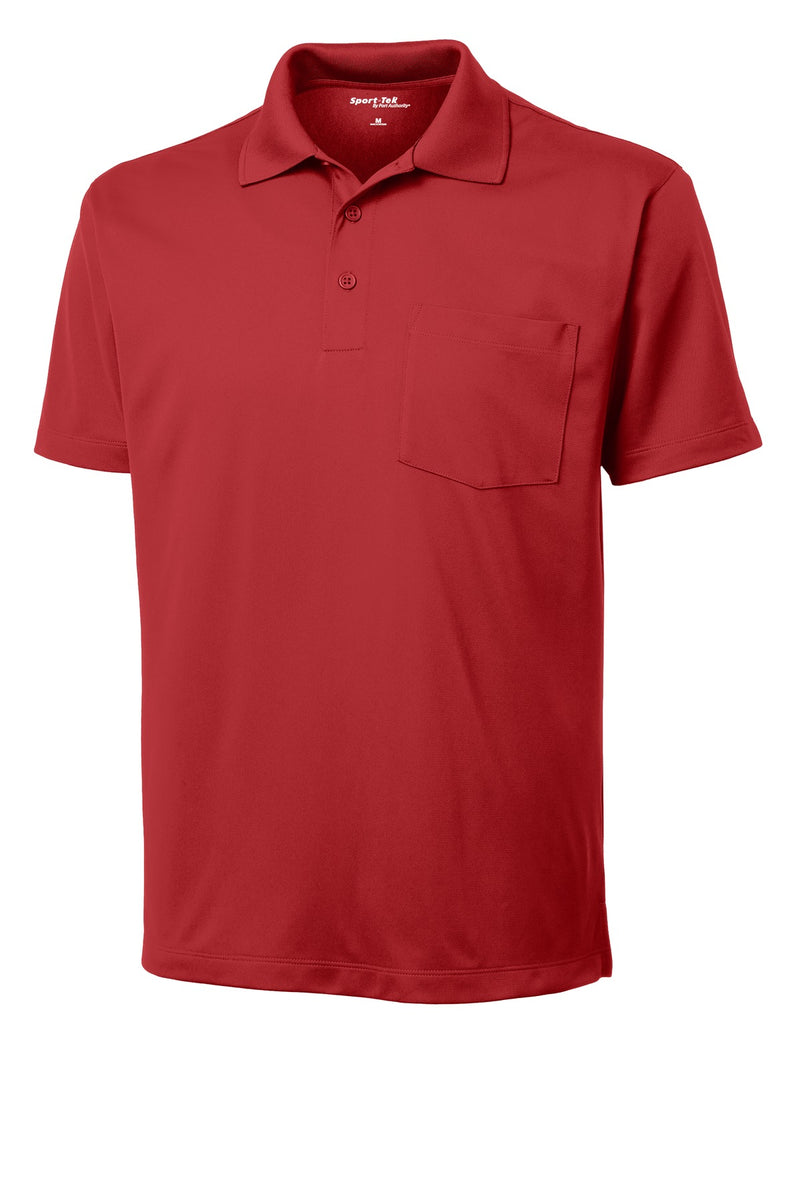 Sport-Tek Micropique Sport-Wick Pocket Polo - True Red