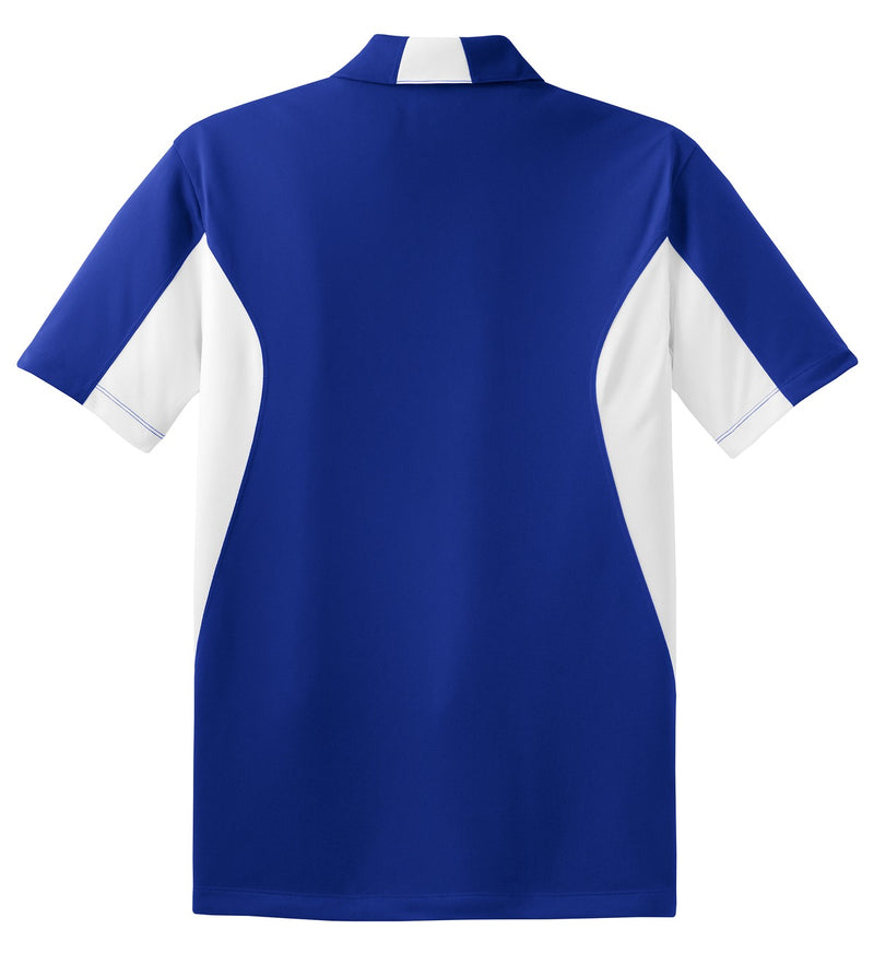 Sport-Tek Side Blocked Micropique Sport-Wick Polo - True Royal/ White