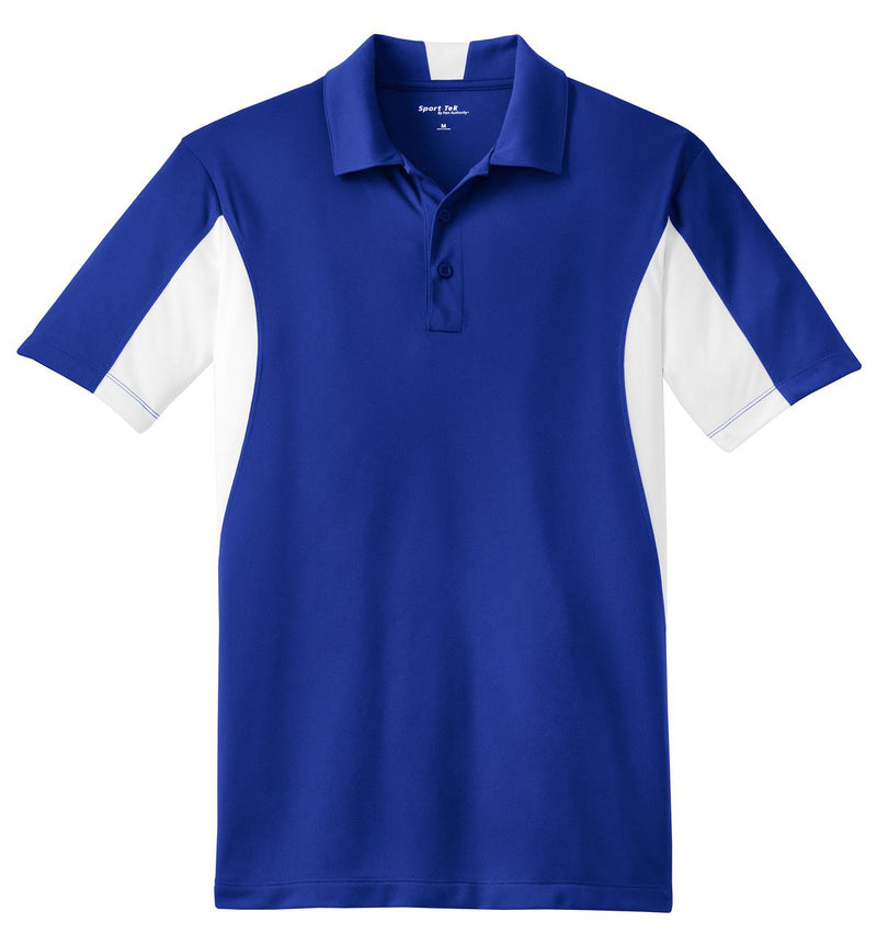 Sport-Tek Side Blocked Micropique Sport-Wick Polo - True Royal/ White