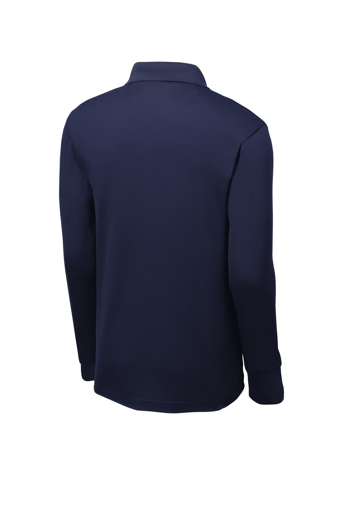 Sport-Tek Long Sleeve Micropique Sport-Wick Polo - True Navy