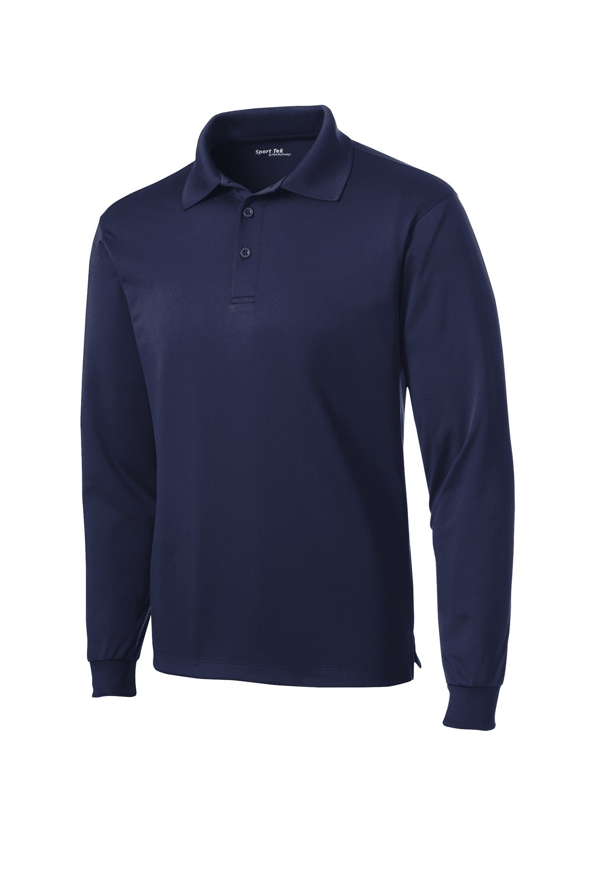 Sport-Tek Long Sleeve Micropique Sport-Wick Polo - True Navy