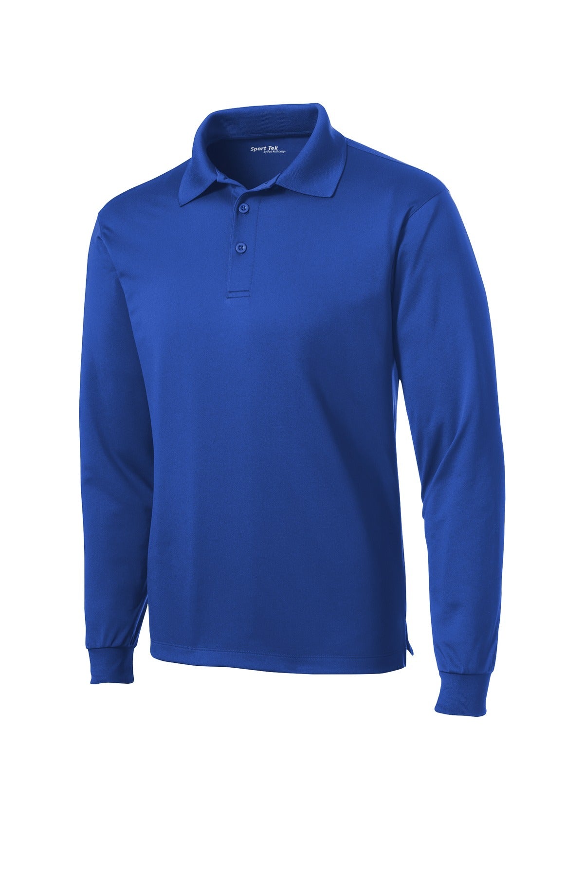 Sport-Tek Long Sleeve Micropique Sport-Wick Polo - True Royal