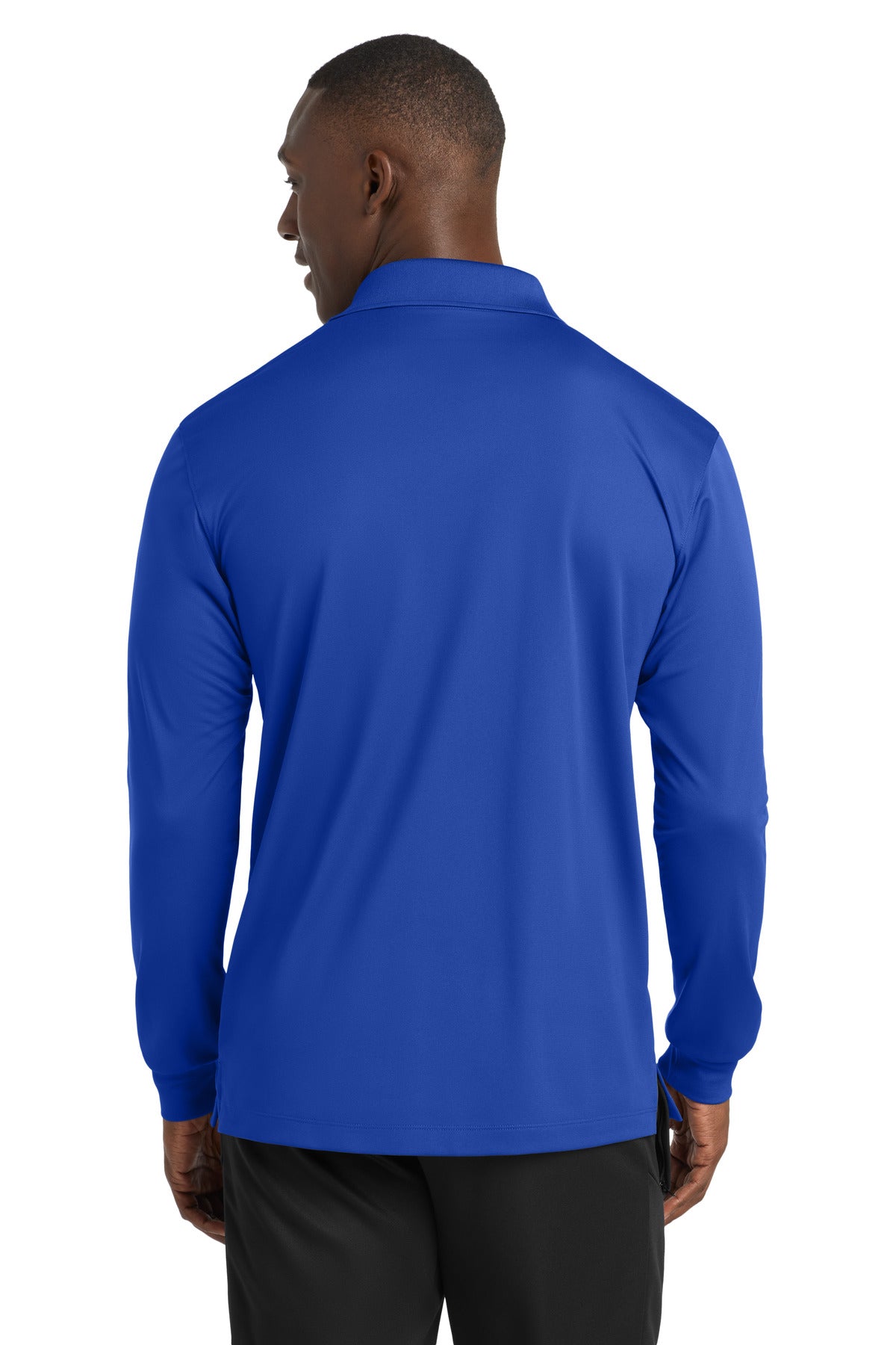 Sport-Tek Long Sleeve Micropique Sport-Wick Polo - True Royal