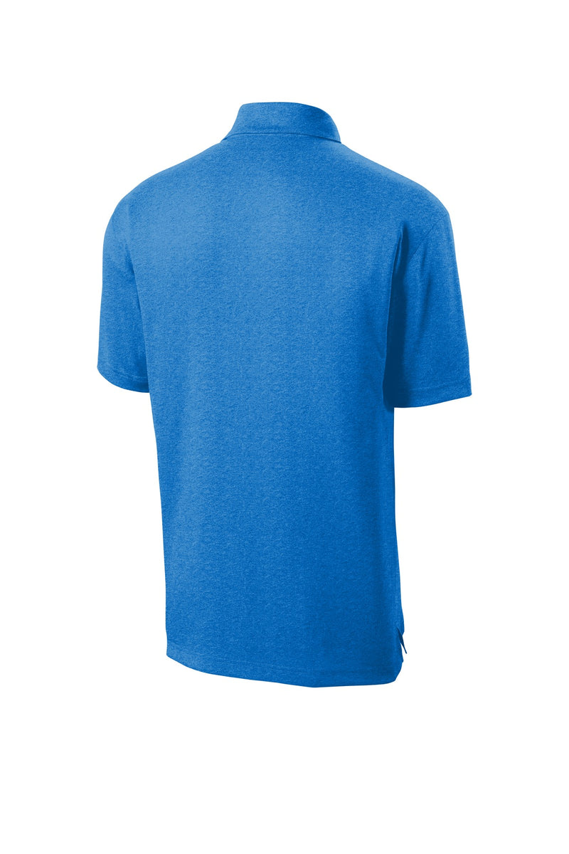 Sport-Tek Heather Contender Polo - Blue Wake Heather
