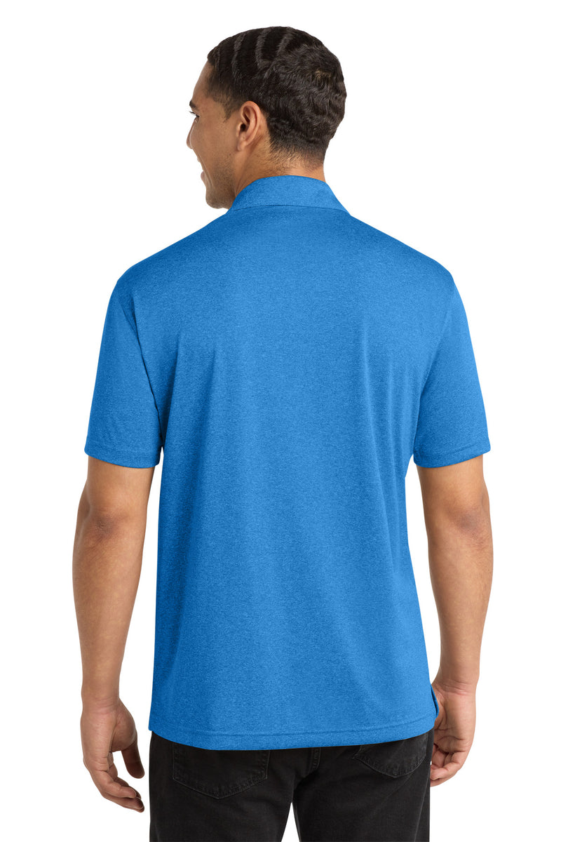 Sport-Tek Heather Contender Polo - Blue Wake Heather