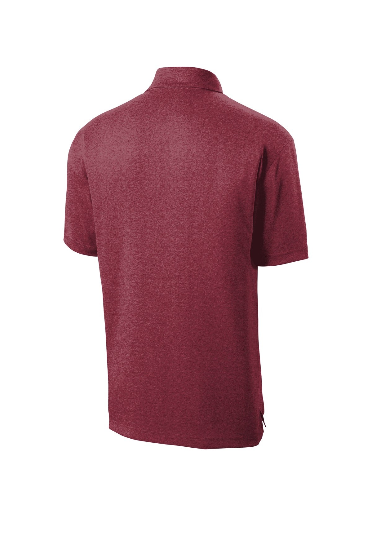 Sport-Tek Heather Contender Polo - Cardinal Heather