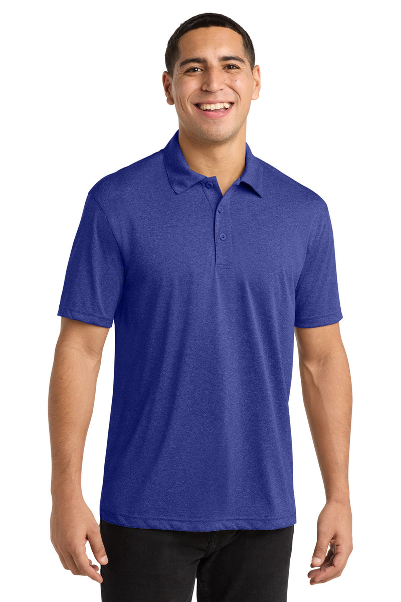 Sport-Tek Heather Contender Polo - Cobalt Heather