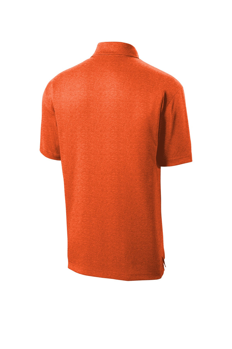 Sport-Tek Heather Contender Polo - Deep Orange Heather