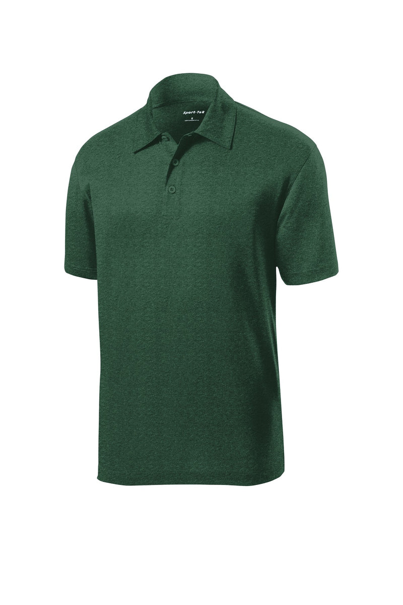 Sport-Tek Heather Contender Polo - Forest Green Heather