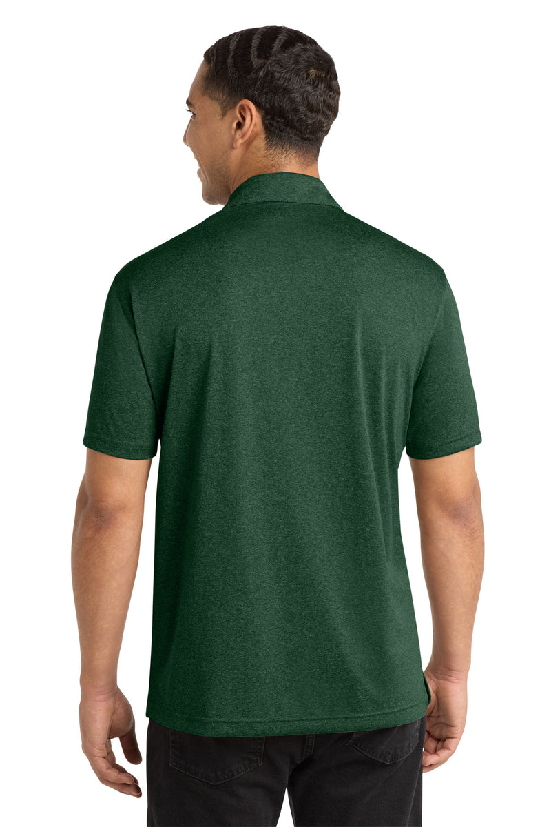 Sport-Tek Heather Contender Polo - Forest Green Heather