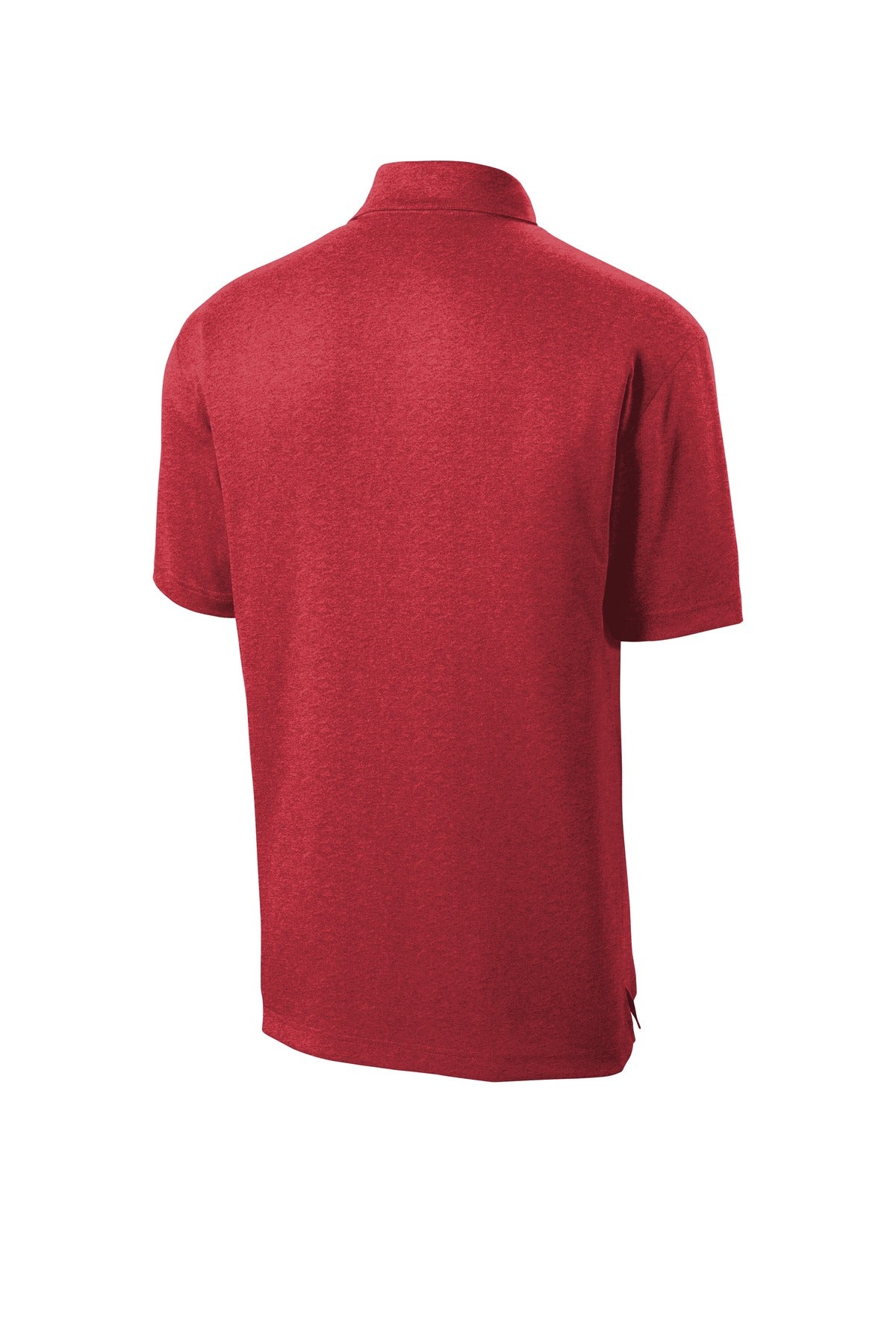 Sport-Tek Heather Contender Polo - Scarlet Heather