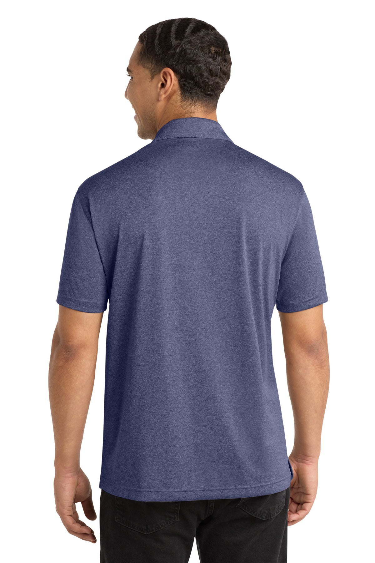 Sport-Tek Heather Contender Polo - True Navy Heather