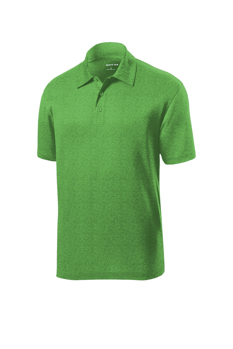 Sport-Tek Heather Contender Polo - Turf Green Heather