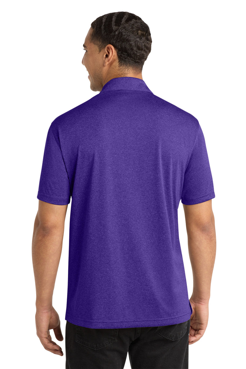 Sport-Tek Heather Contender Polo - Varsity Purple Heather