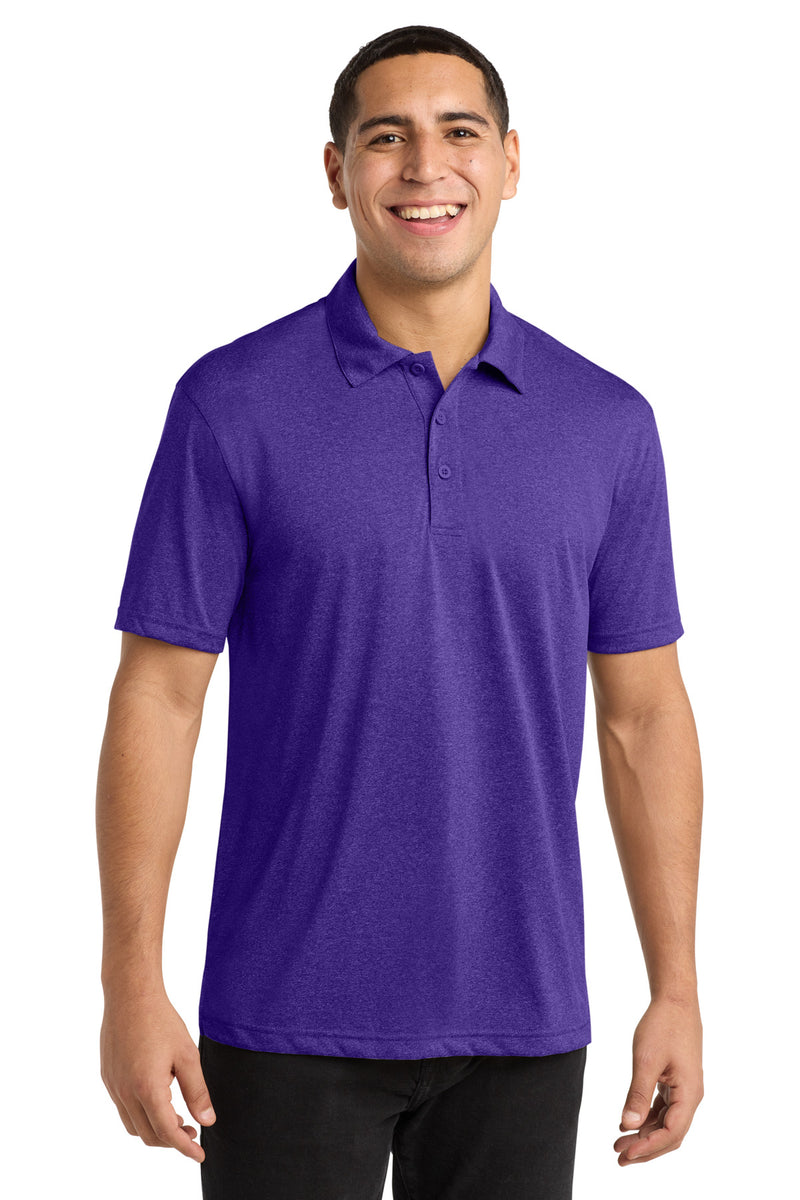 Sport-Tek Heather Contender Polo - Varsity Purple Heather