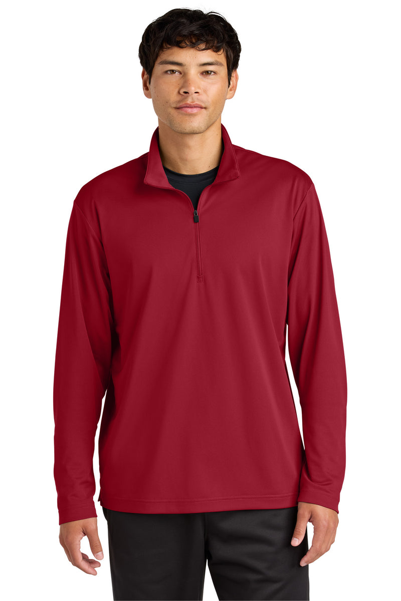 Sport-Tek Micropique Sport-Wick 1/4-Zip - Deep Red