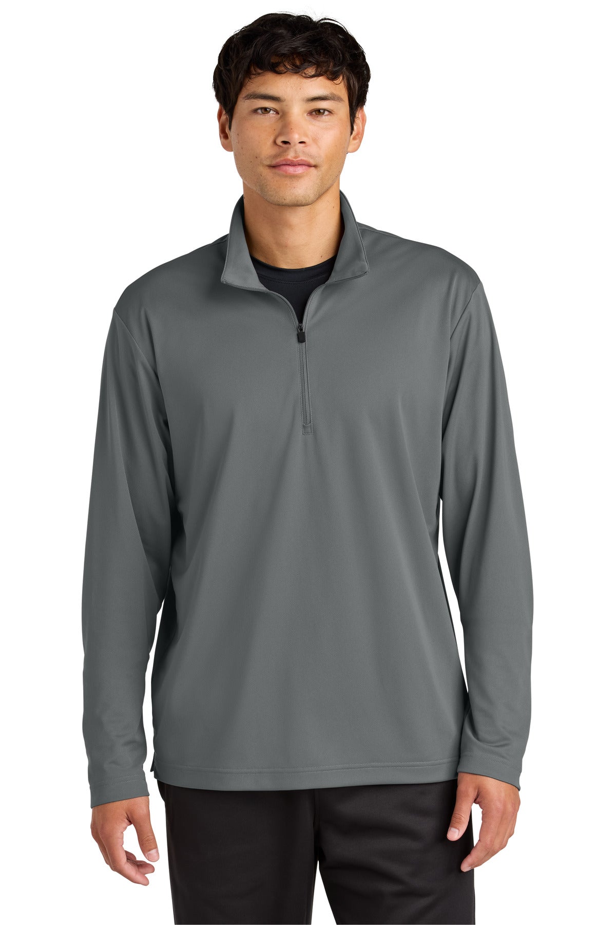Sport-Tek Micropique Sport-Wick 1/4-Zip - Grey Concrete