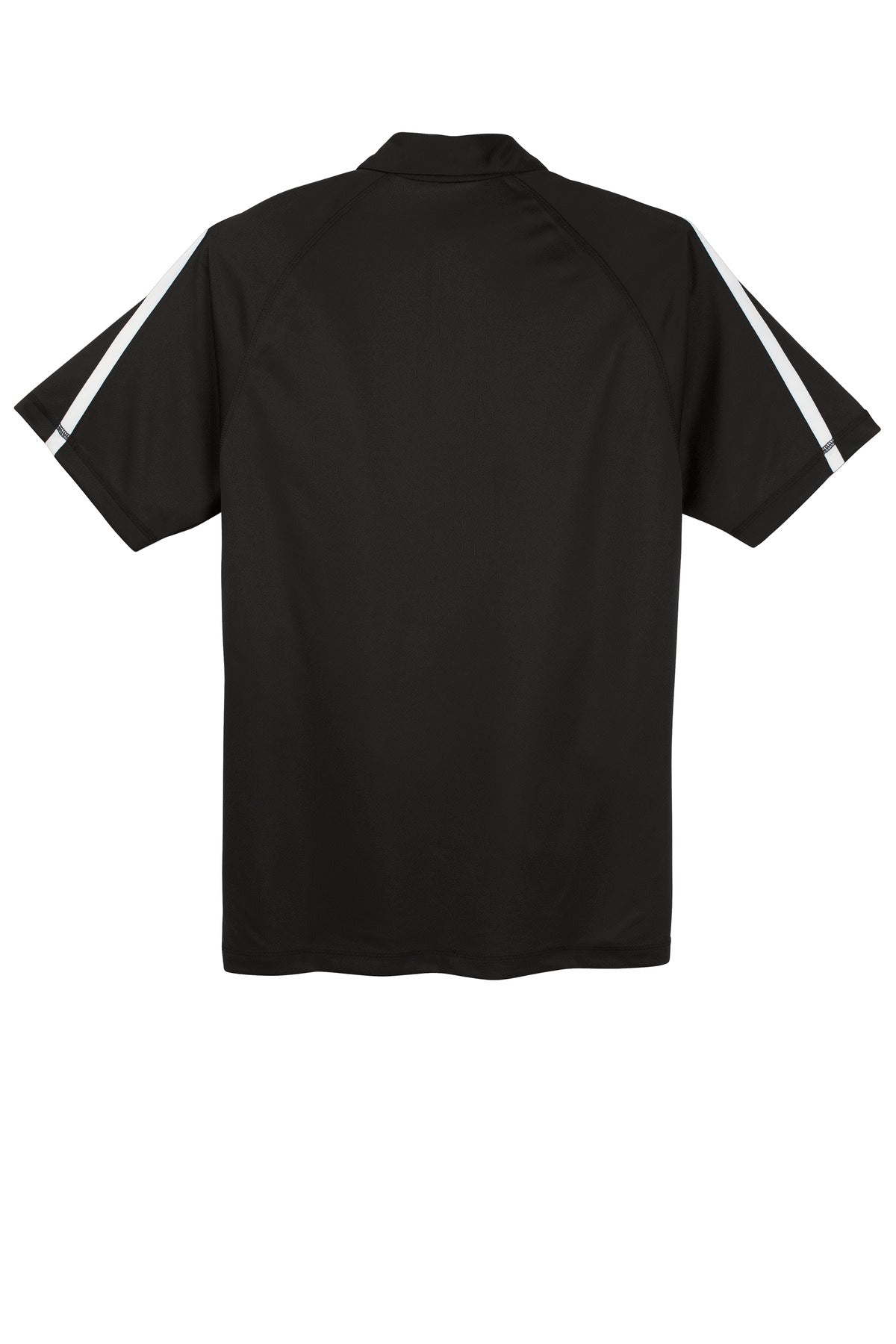 Sport-Tek PosiCharge Micro-Mesh Colorblock Polo - Black/ White