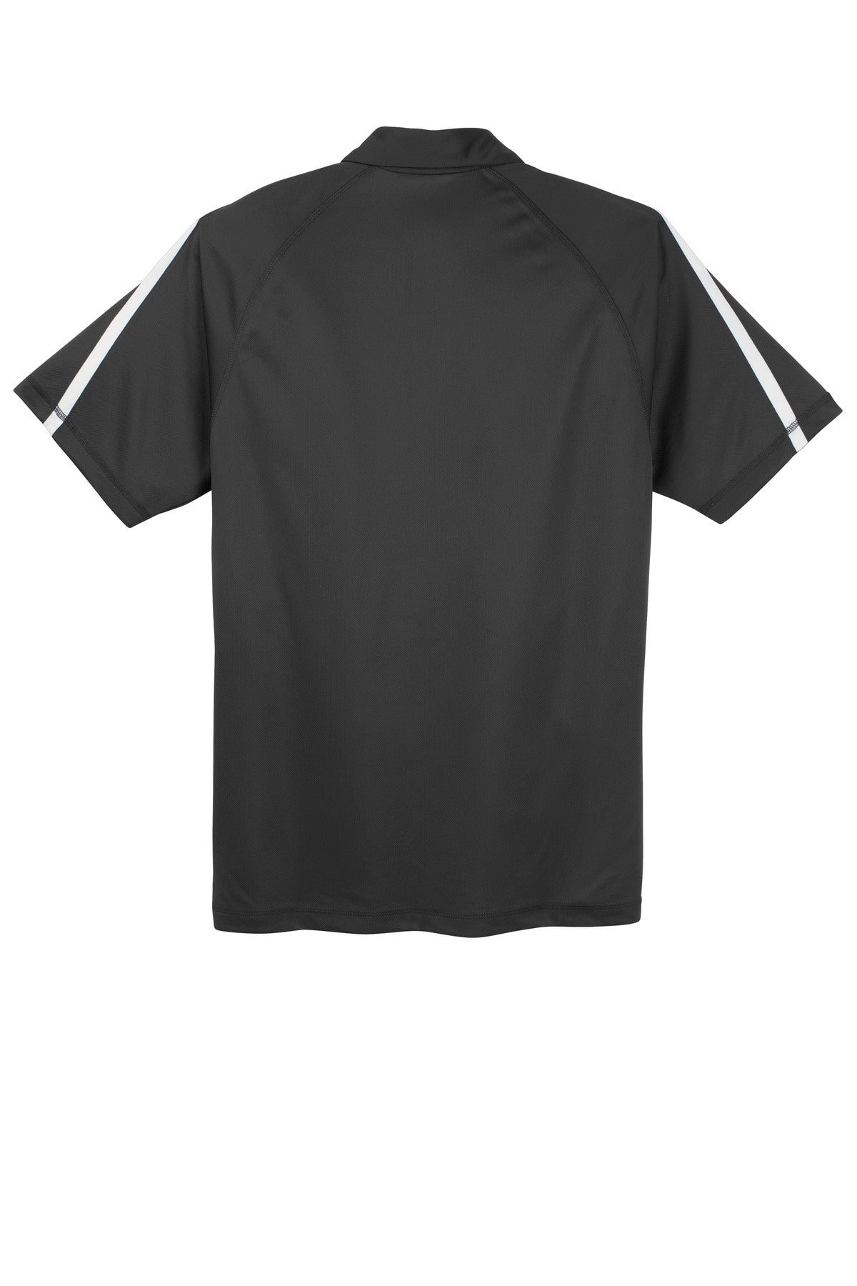 Sport-Tek PosiCharge Micro-Mesh Colorblock Polo - Iron Grey/ White