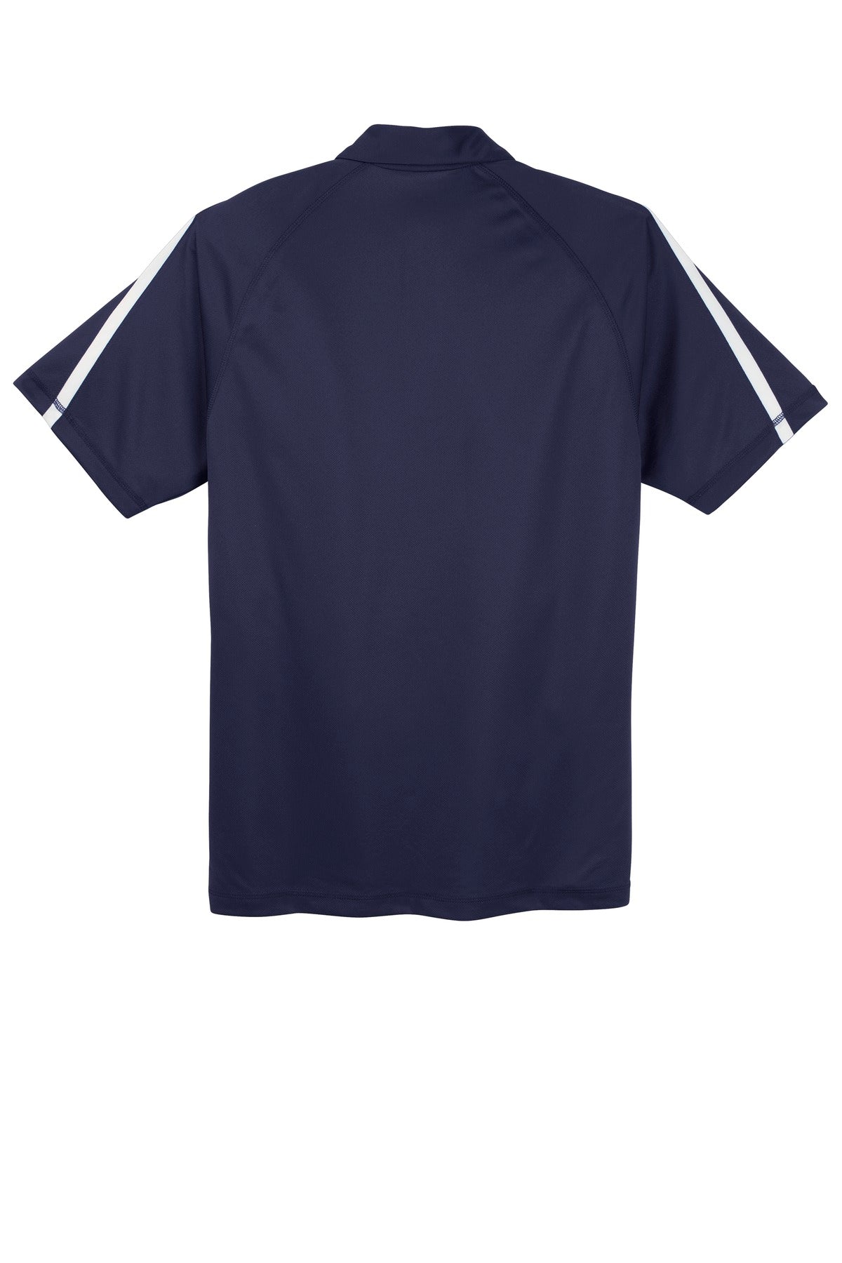 Sport-Tek PosiCharge Micro-Mesh Colorblock Polo - True Navy/ White