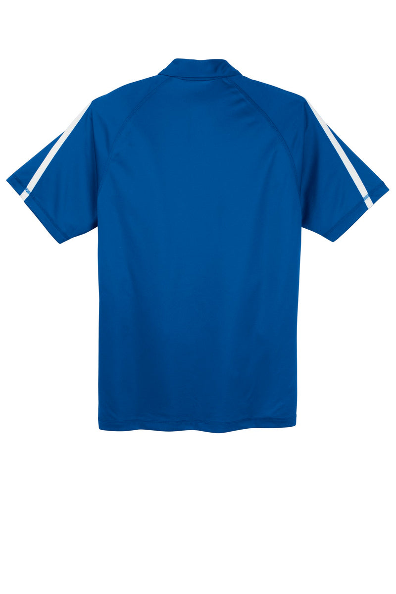 Sport-Tek PosiCharge Micro-Mesh Colorblock Polo - True Royal/ White